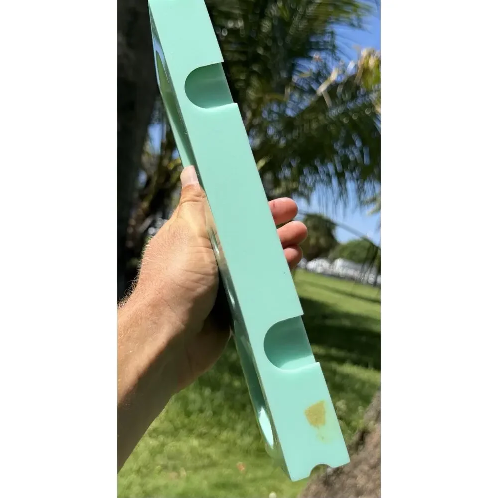 INCREDIBLE TURQUOISE MCM BATHROOM SET 1950s